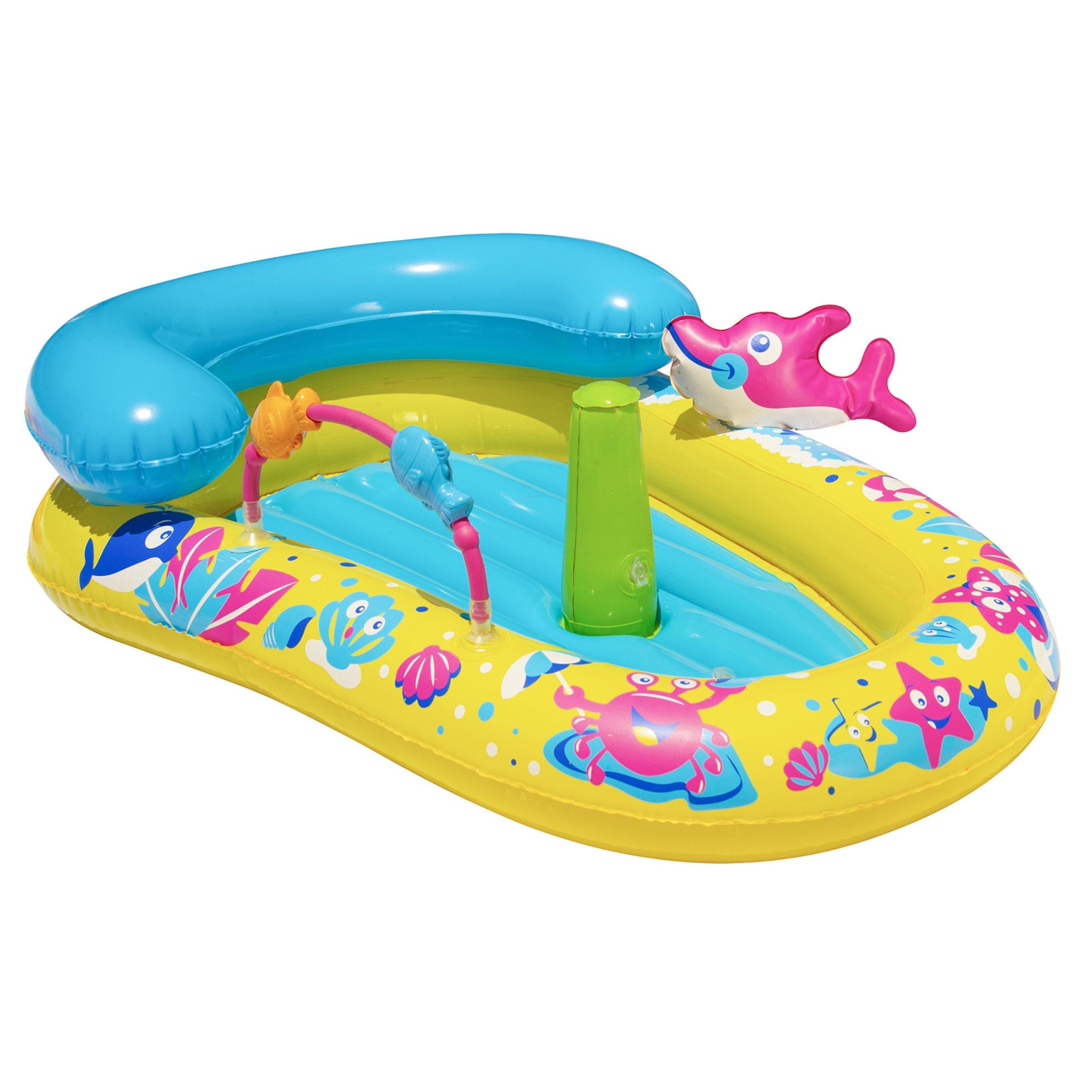 Banzai Jr. Splash Discovery Activity Center Water Play Set - 9-24 Months