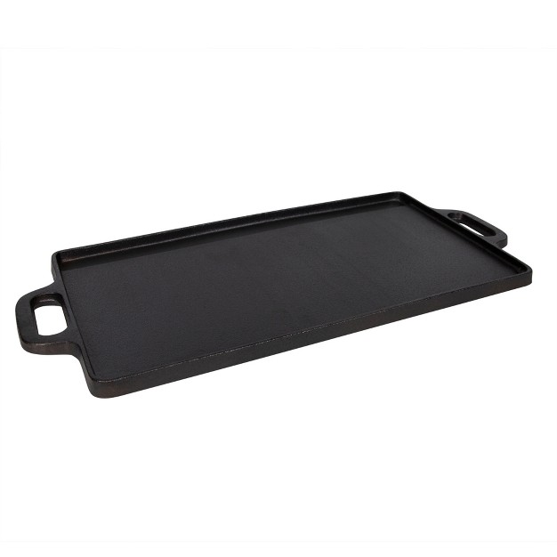 Stansport Pre seasoned Cast Iron Griddle With Reversible Cooking Surface