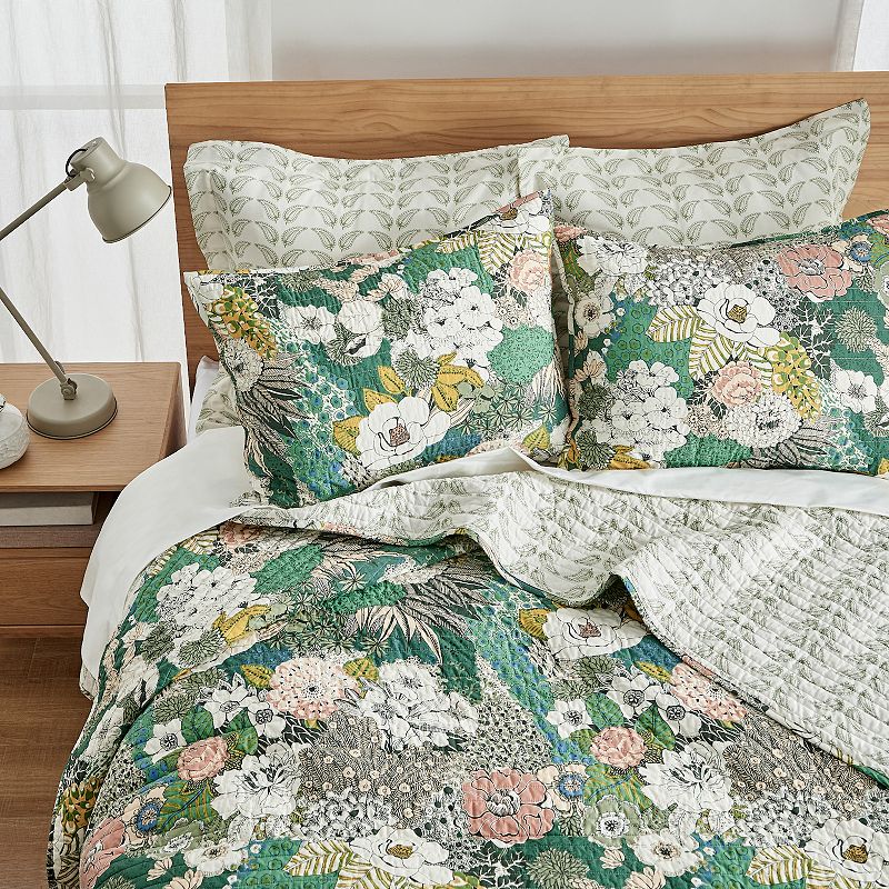 Levtex Home Bettina Floral Quilt Set