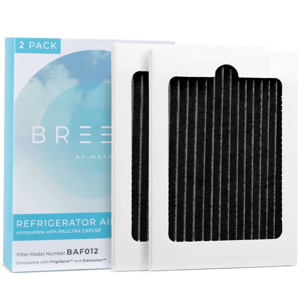 Breeze By Maya Replacement Frigidaire electrolux Eafcbf Refrigerator Air Filter 2pk Baf212