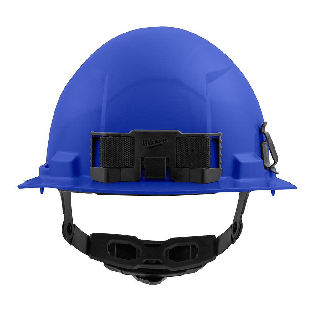 Milwaukee Blue Front Brim Hard Hat with 6pt Ratcheting Suspension Type 1 Class E 48-73-1124 from Milwaukee