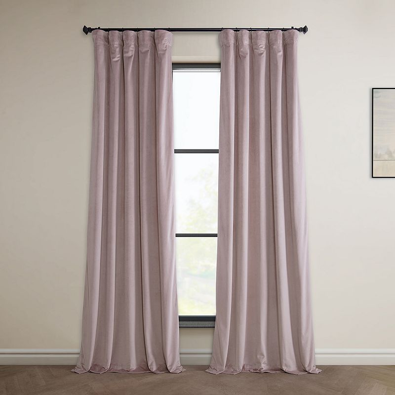 EFF 1-Panel Heritage Plush Velvet Curtain