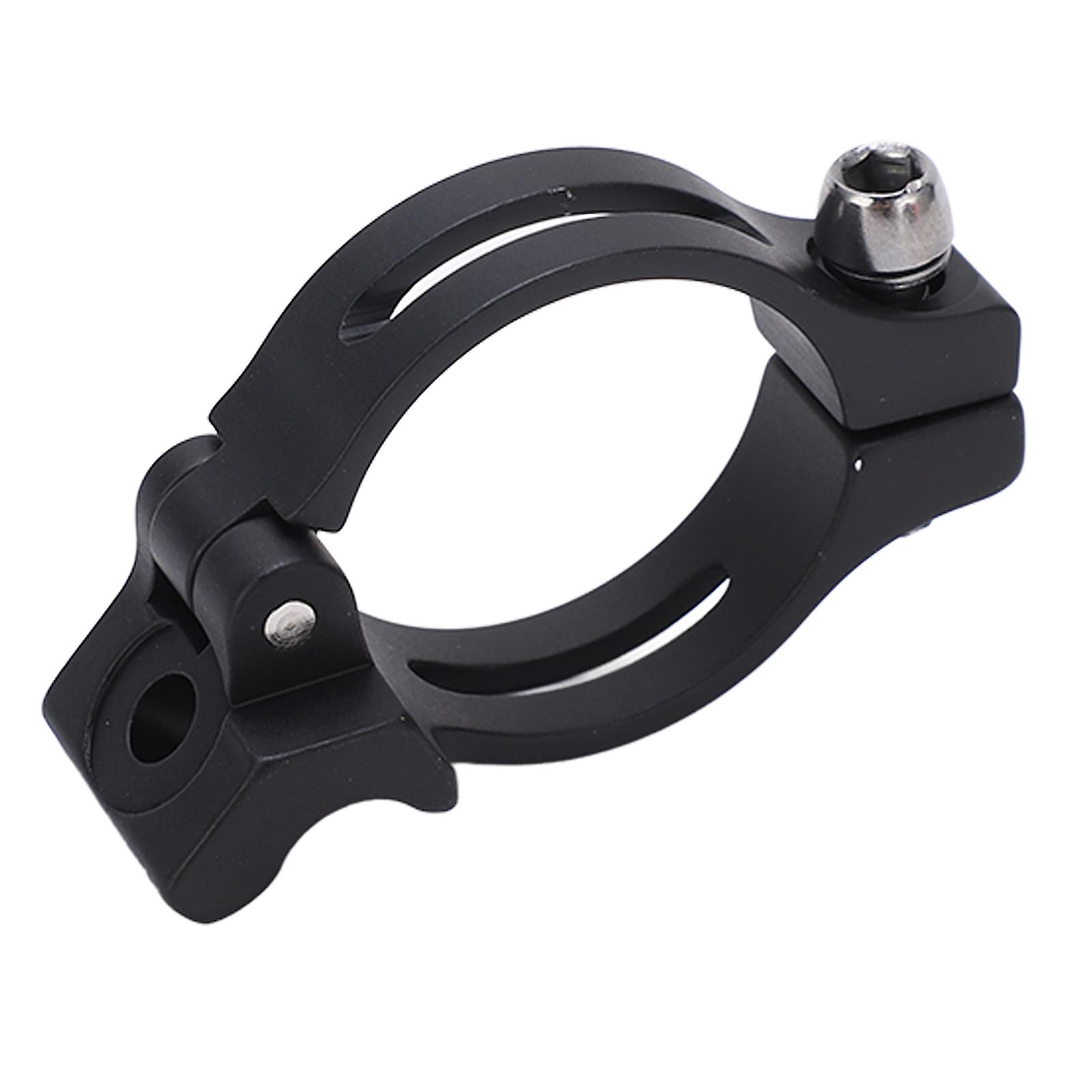 Bike Front Derailleur Adapter Clamp Ring Braze On To Clamp Aluminum Alloy For Road Bicycle31.8mm/1.25in