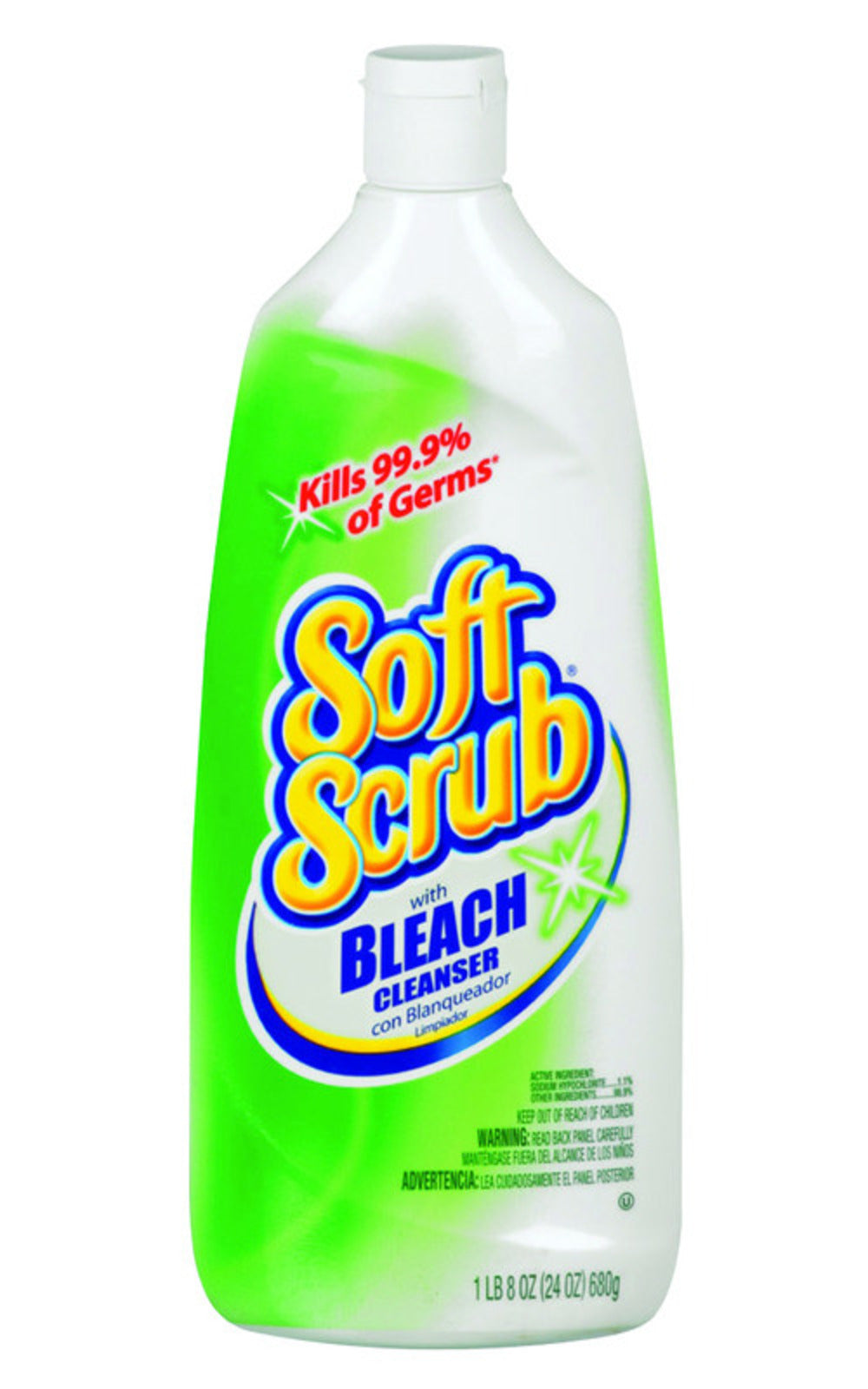 SOFT SCRUB W/BLEACH 24OZ