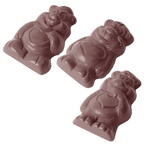 Chocolate World CW1518 Chocolate mould little bear...