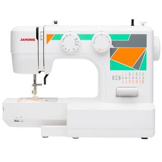 Janome MOD-15 Easy-to-Use Sewing Machine with Top Drop-In Bobbin System 00150812