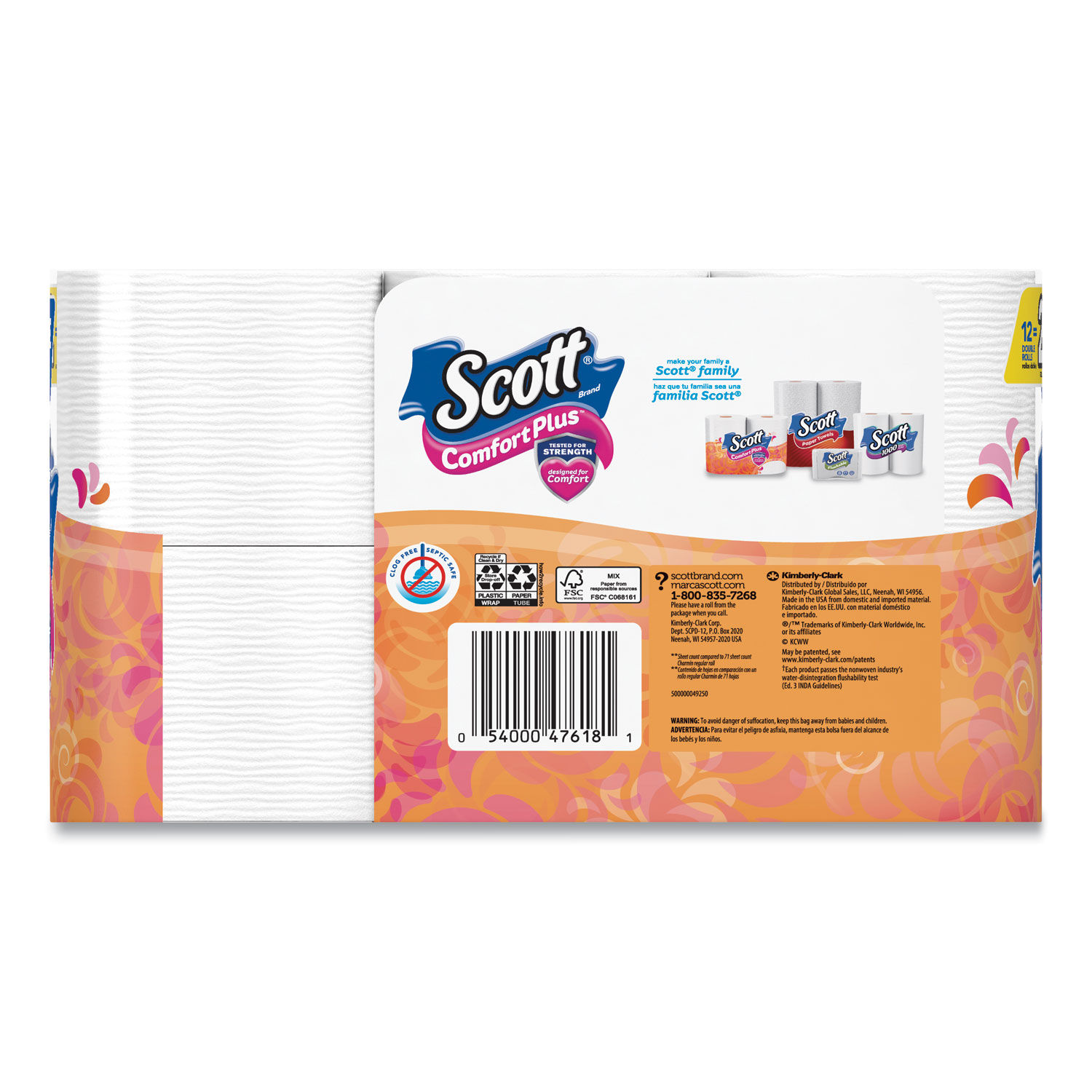 ComfortPlus Toilet Paper by Scottandreg; KCC47618