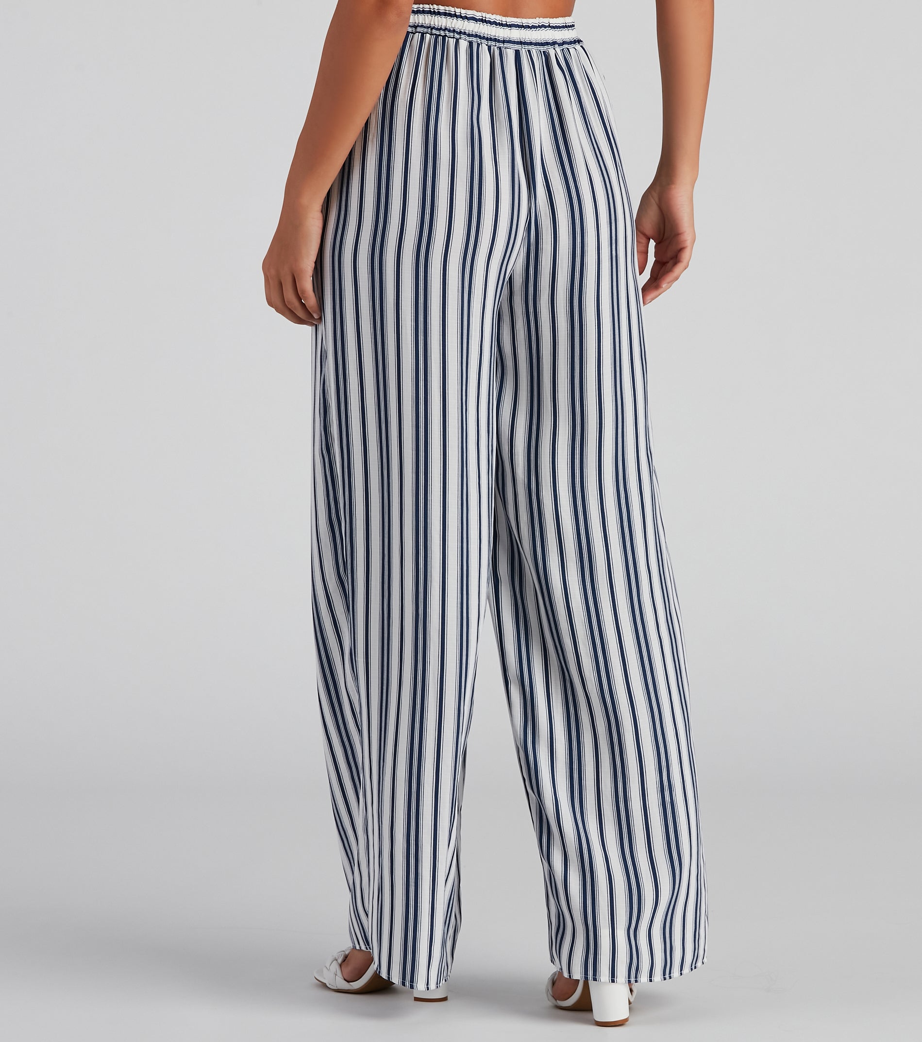 Sunday's Match Striped Wide Leg Pants