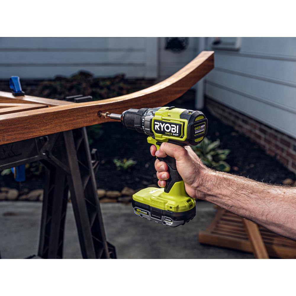 RYOBI 15 Amp 10 in Expanded Capacity Portable Table Saw w Rolling Stand  ONE+ 18V Brushless DrillDriver wBattery  Charger RTS23-PBLDD01K