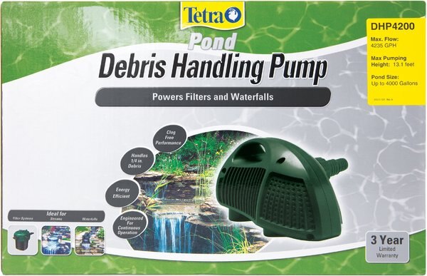 Tetra DHP4200 Debris-Handling Pond Pump