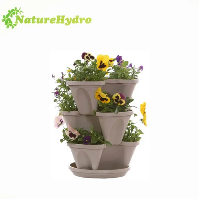 Vertical Tower Garden Planter Stacked Strawberry Pots