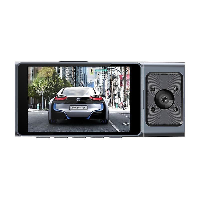 Full Hd 1080p 3 Lens Car Dvr Camera 3.0 Inch Ips Screen 170 Degree Rear View Auto Dash Cam G-sensor Car Camera Recorder Dfdf