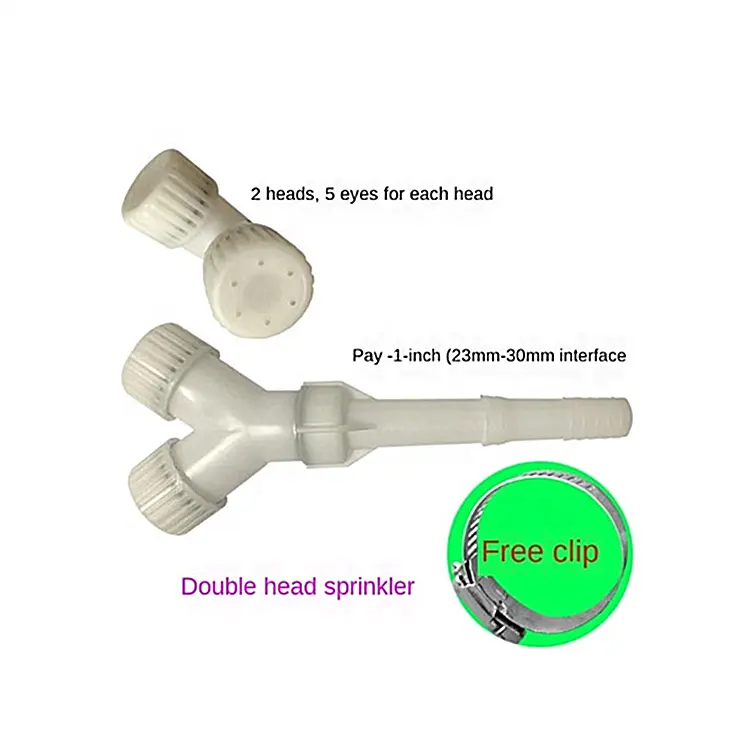 Factory Supply  Plastic Mist Fogger Spray Nozzle Garden Sprinkler