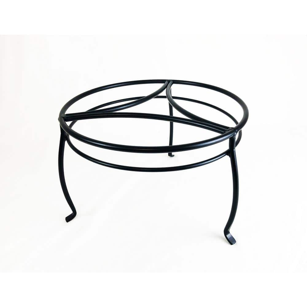 Vigoro 8 in. Black Metal Indoor Plant Stand 51470