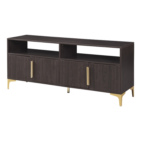 58'' Sideboard with Gold Metal Legs and Handles