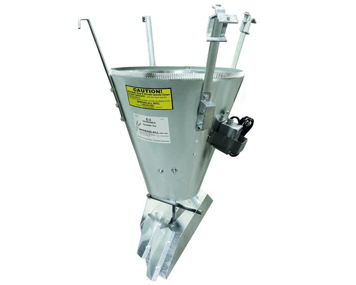 Spread-All Mfg. Co. E-6 Reversible Grain Spreader with pan - SA-103