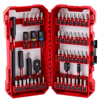 MW SHOCKWAVE Impact Duty Alloy Steel Screw Driver Bit Set with PACKOUT Accessory Case (55-Piece) 48-32-4096