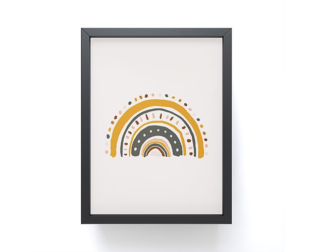 Avenie Rainy Day Rainbow Framed Mini Art Print Society6