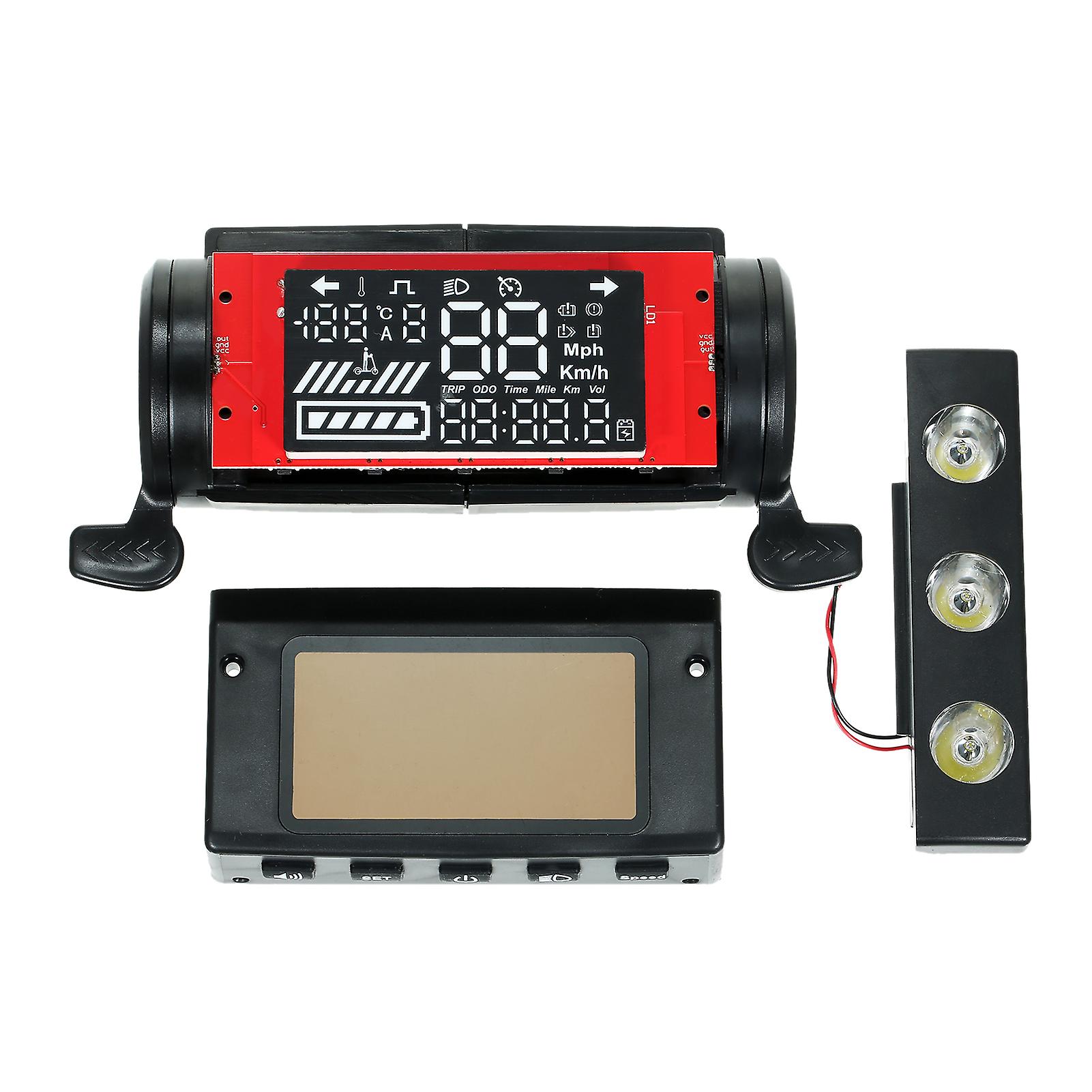 Electric Scooter 36v 350w Brushless Motor Controller Digital Display Panel Cover Headlight Electric Scooter Set For Kugoo 8in Electric Scooter