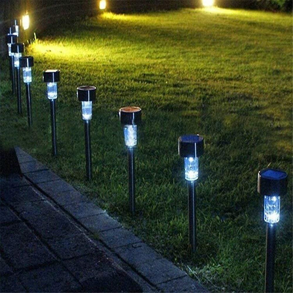 Outdoor Solar Lamp For Garden Waterproof Three Light Color Pathway Lights Outdoor Decorative