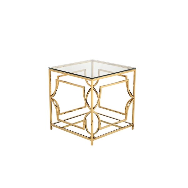 Edward Side Table Brass.