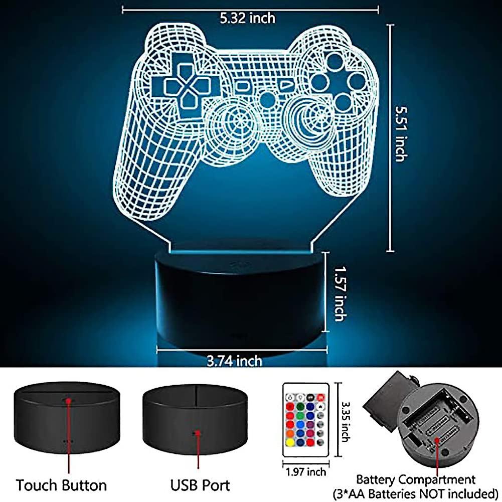 Creative Esports Atmosphere Light Game Controller 3d Night Light