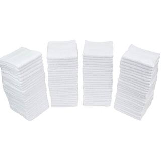 THE CLEAN STORE Terry Towel Cleaning Cloths Standard White (500-Pack) 79428C