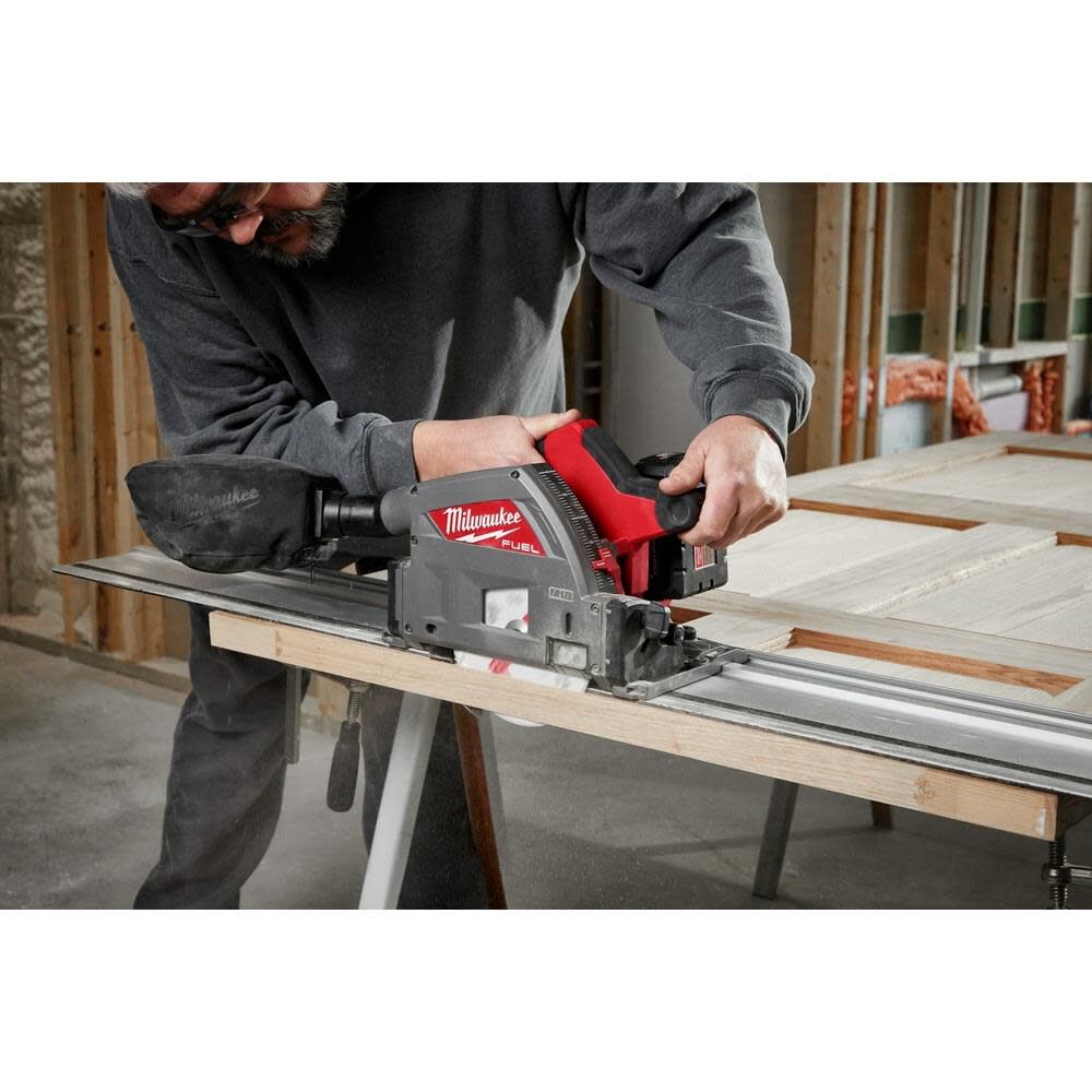 Milwaukee Track Saw 55" Guide Rail Clamps & Bag Bundle 48-08-0571-0573-0576 from Milwaukee