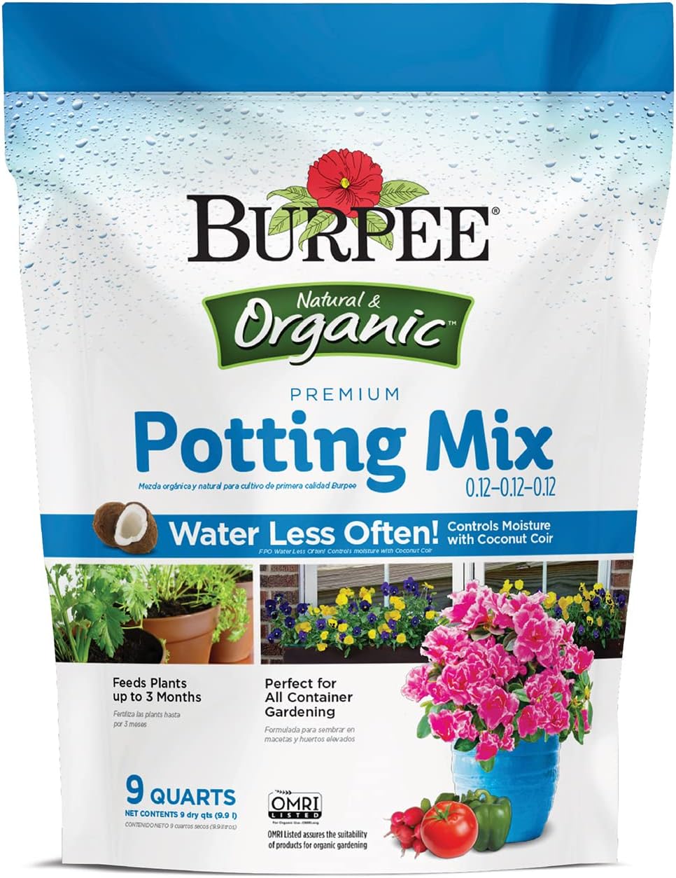 Burpee Natural & Organic GardenCoir, 8 quart, (1 Pack)