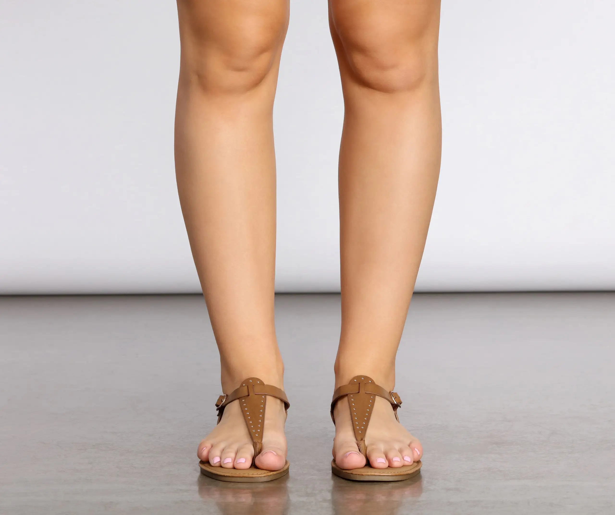 Find Me On The Beach Studded Sandals