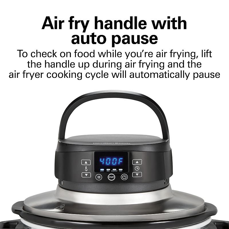 Hamilton Beach Air Fryer Lid for 6-qt. Oval Slow Cookers