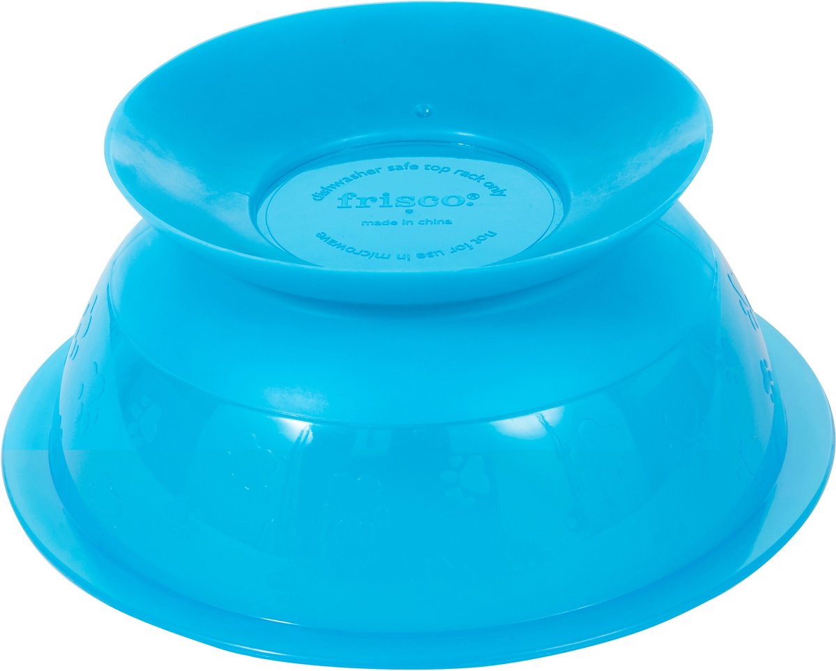 Frisco Plastic Suction Bowl， Blue