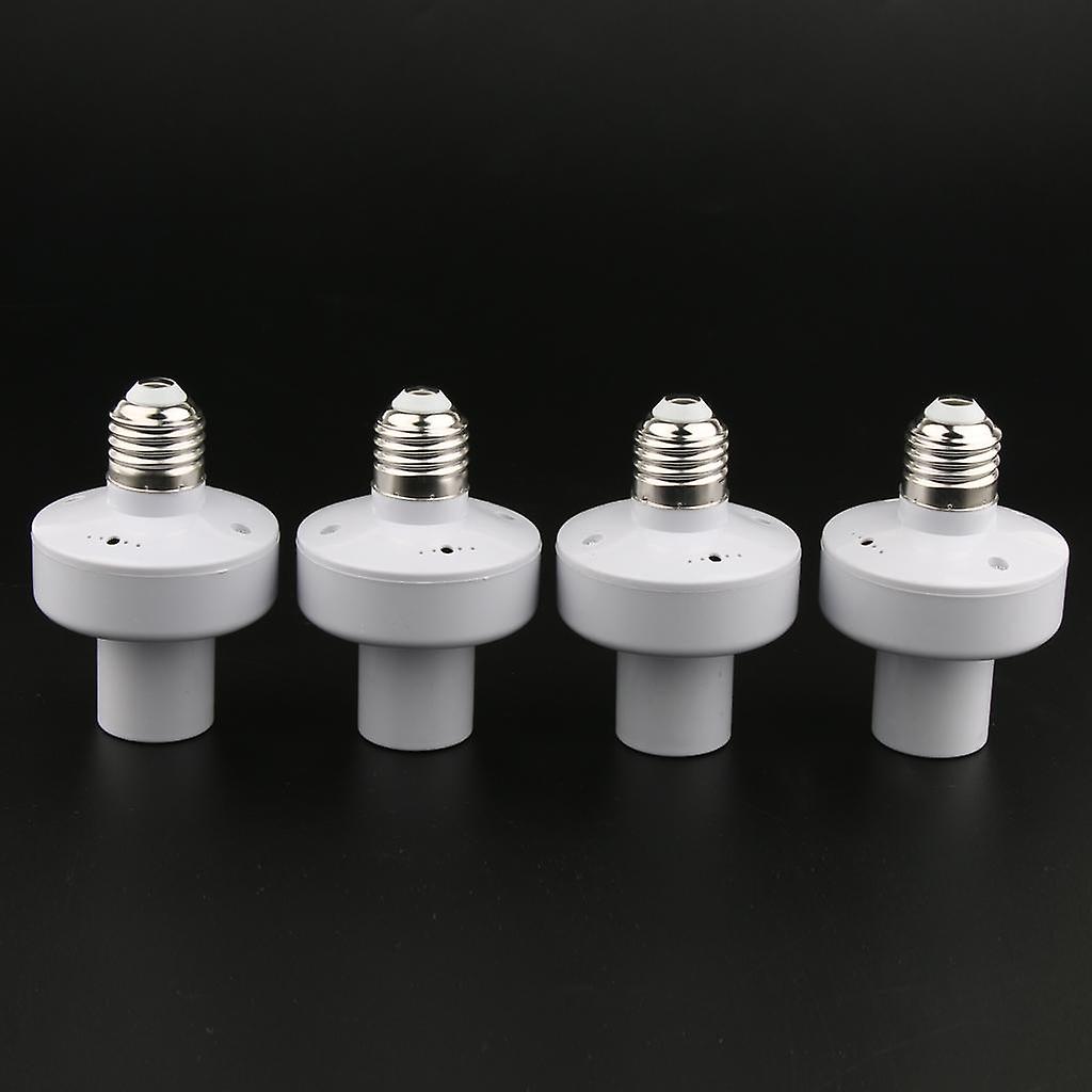 2x1 Control 4 Bases Wireless Remote Control Lamp Holder Bulb Socket Switch