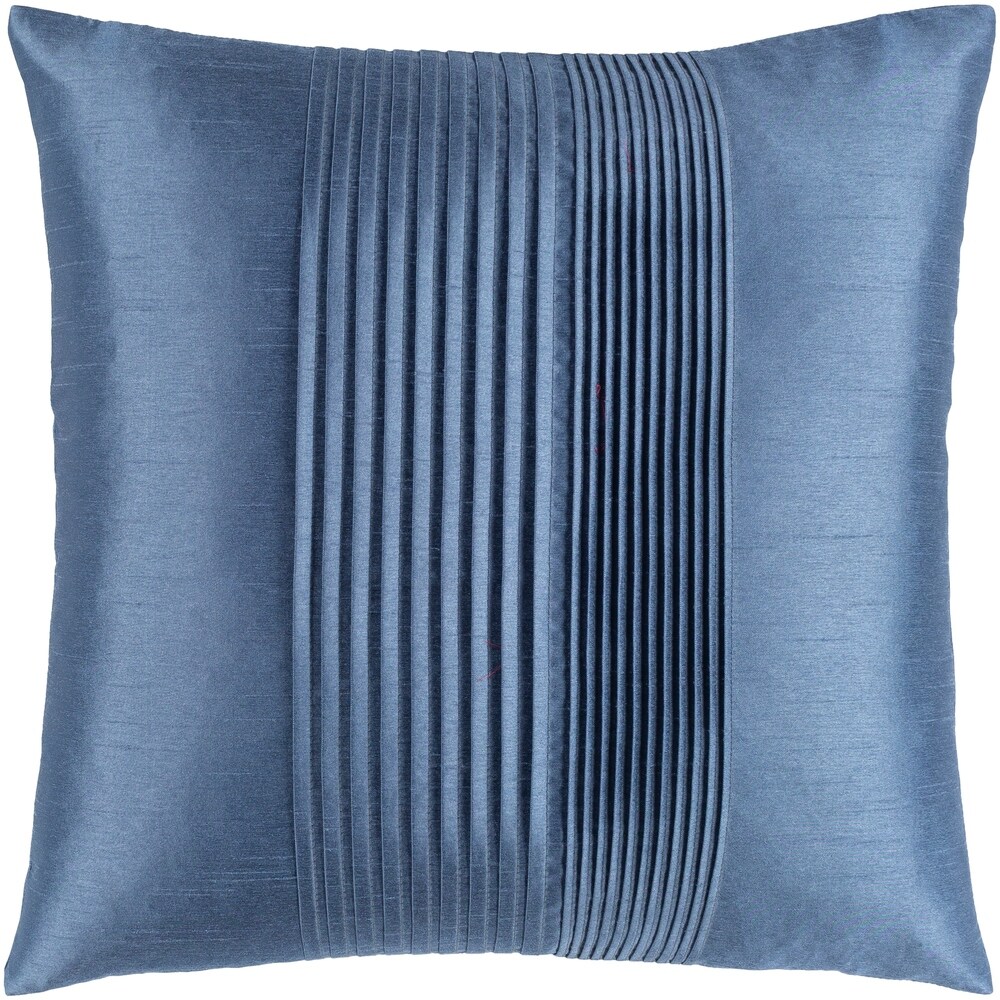 Artistic Weavers Hind Pleated Solid Throw Pillow Cover