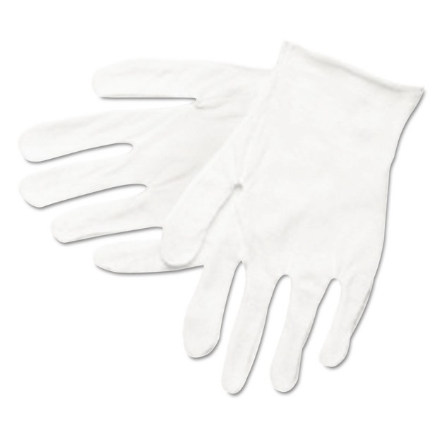 Mcr Safety Cotton Inspector Gloves Men x27 s Reversible 8600c