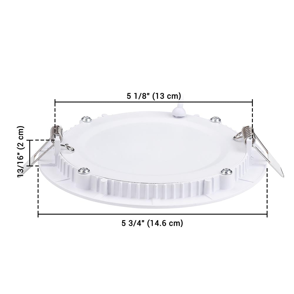 DELight 10X 9W SMD LED Recessed Ceiling Light w/ Driver