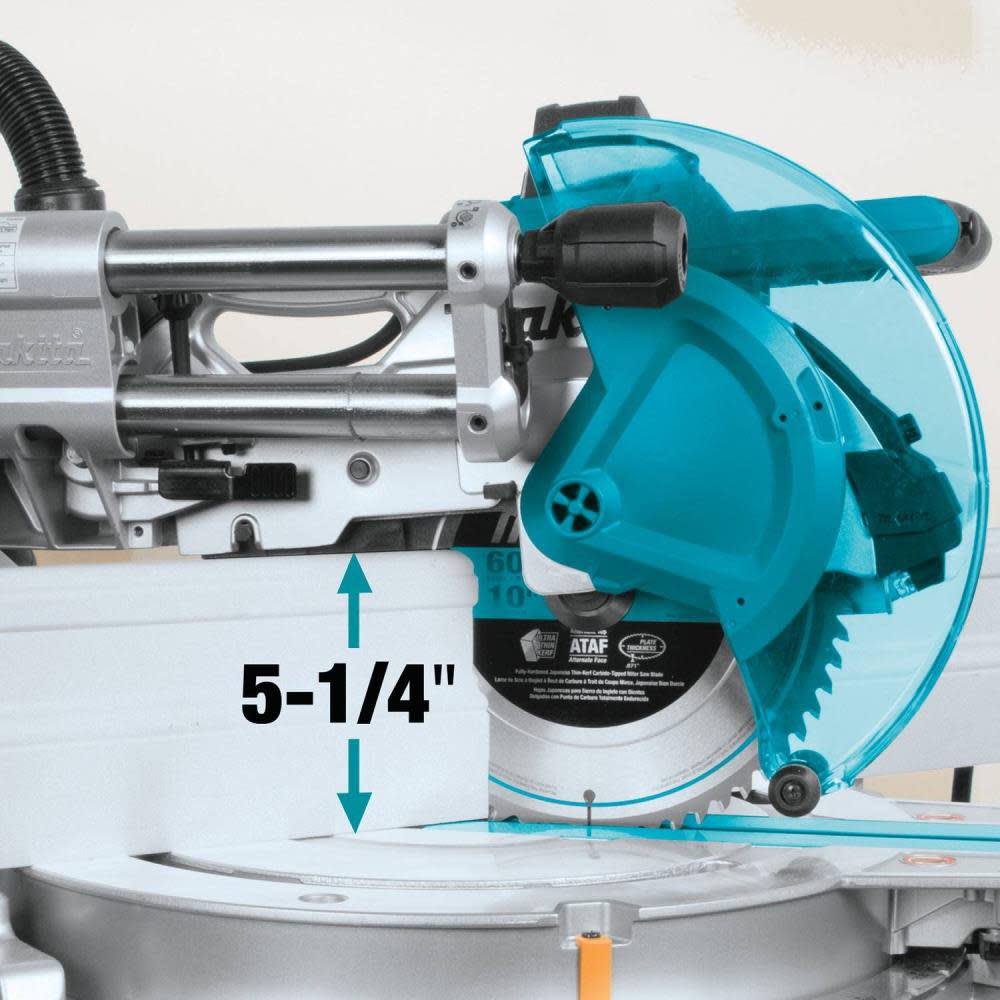 10 Dual-Bevel Sliding Compound Miter Saw with Laser and Stand ;