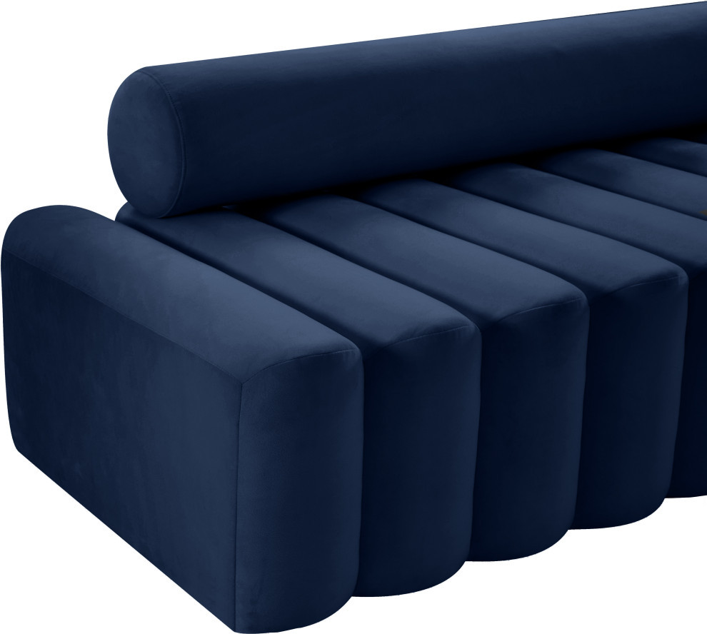 Melody Velvet Upholstered Chair   Contemporary   Loveseats   by Meridian Furniture  Houzz