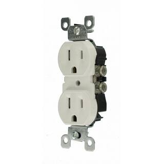 Leviton 15 Amp Duplex COALR Outlet White 12650-W