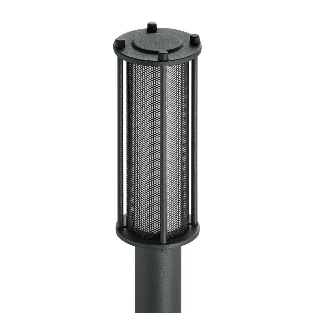 Hampton Bay Low Voltage Landscape Black Landscape Caged Lens Path Light with 4.4-Watt 100 lumen Integrated LED LBO-N1BLCL3000K