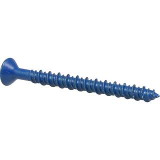 14 in. x 6 in. Flat Head Phillips Concrete Screw (100-Pack) 375285