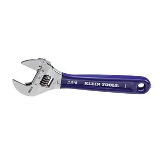 Klein Tools 6 in. Slim-Jaw Adjustable Wrench D86934