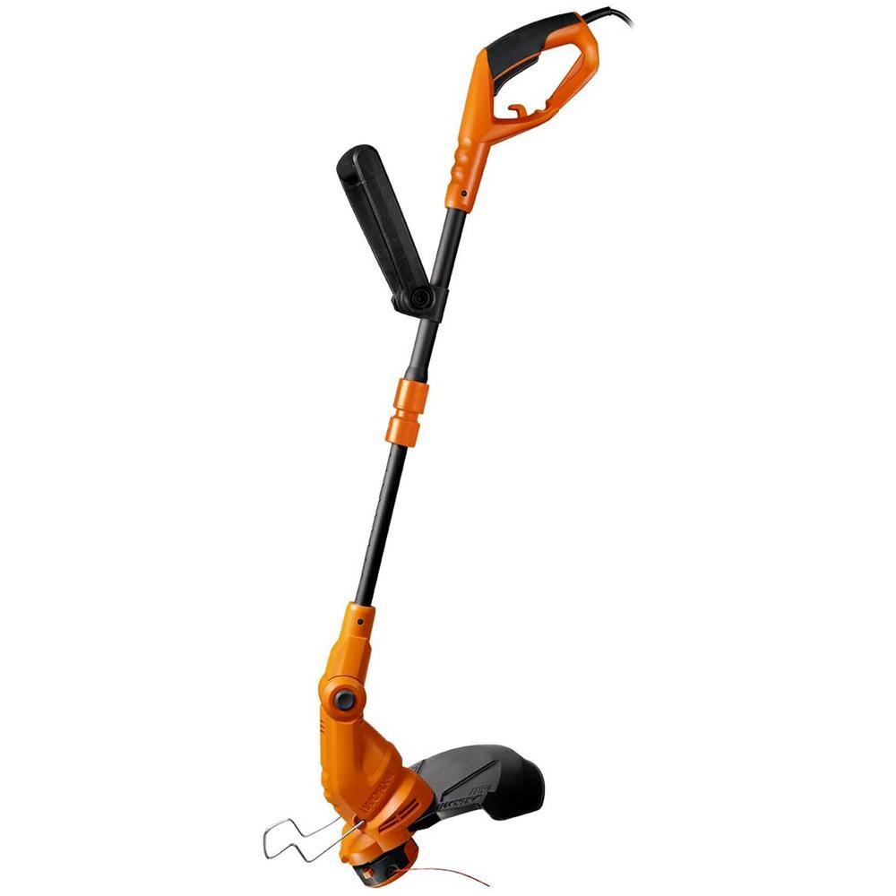 Worx 15 in. 5.5 Amp Corded Electric String Trimmer Edger with Telescopic Straight Shaft and Pivoting Head WG119