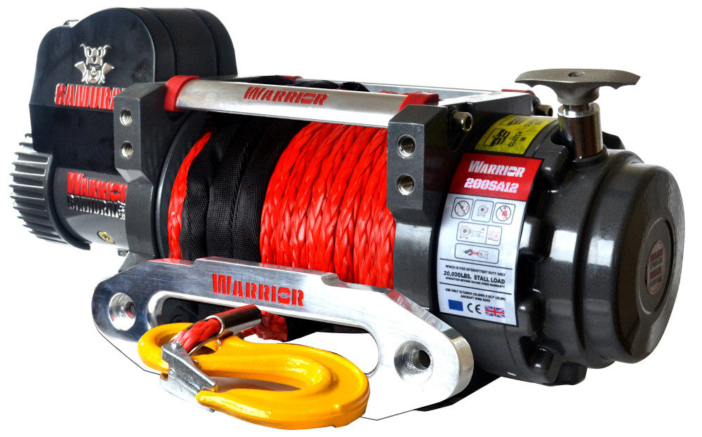 DK2 Samurai Winch 20000lb with Synthetic Rope