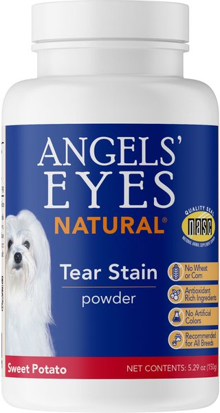 Angels' Eyes Natural Sweet Potato Flavored Powder Tear Stain Supplement for Dogs and Cats