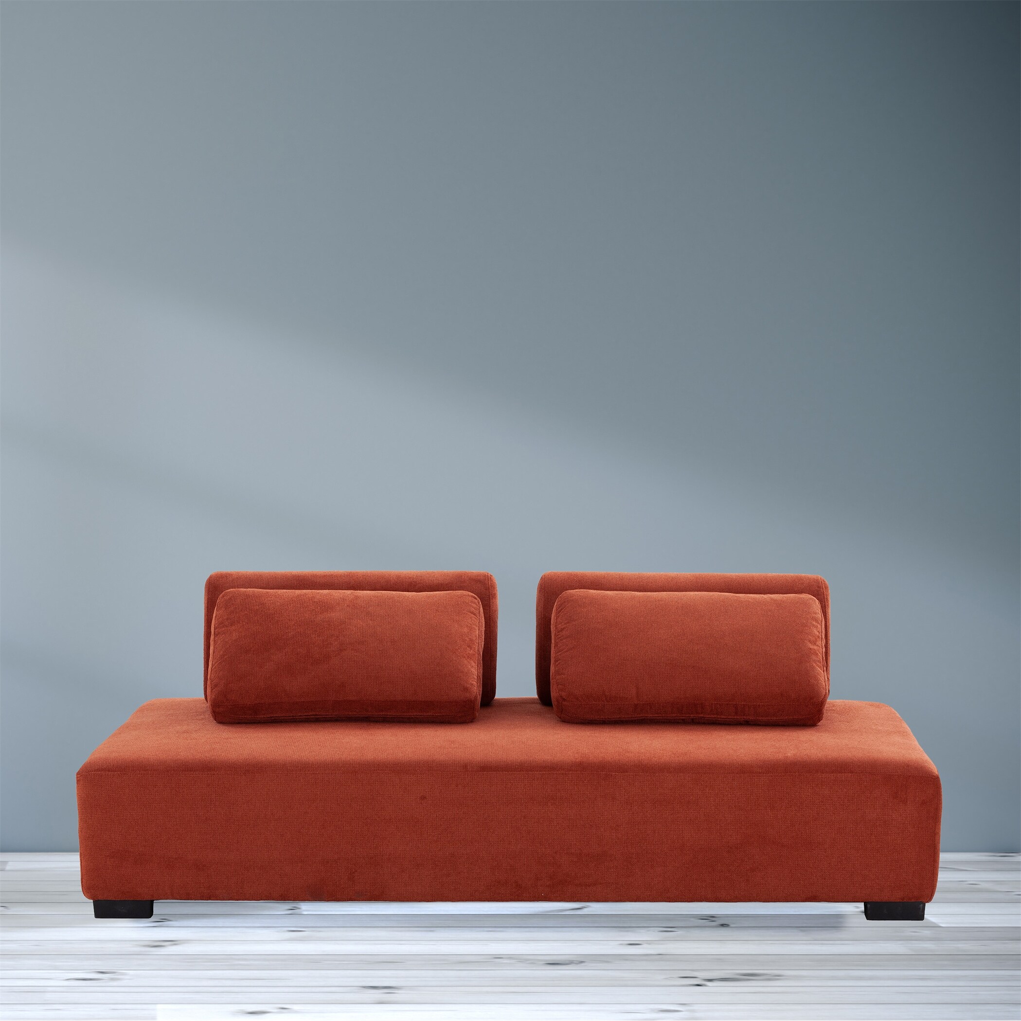 3-Seater Minimalist Modular Sofa Couch with Non-slip Back Cushions