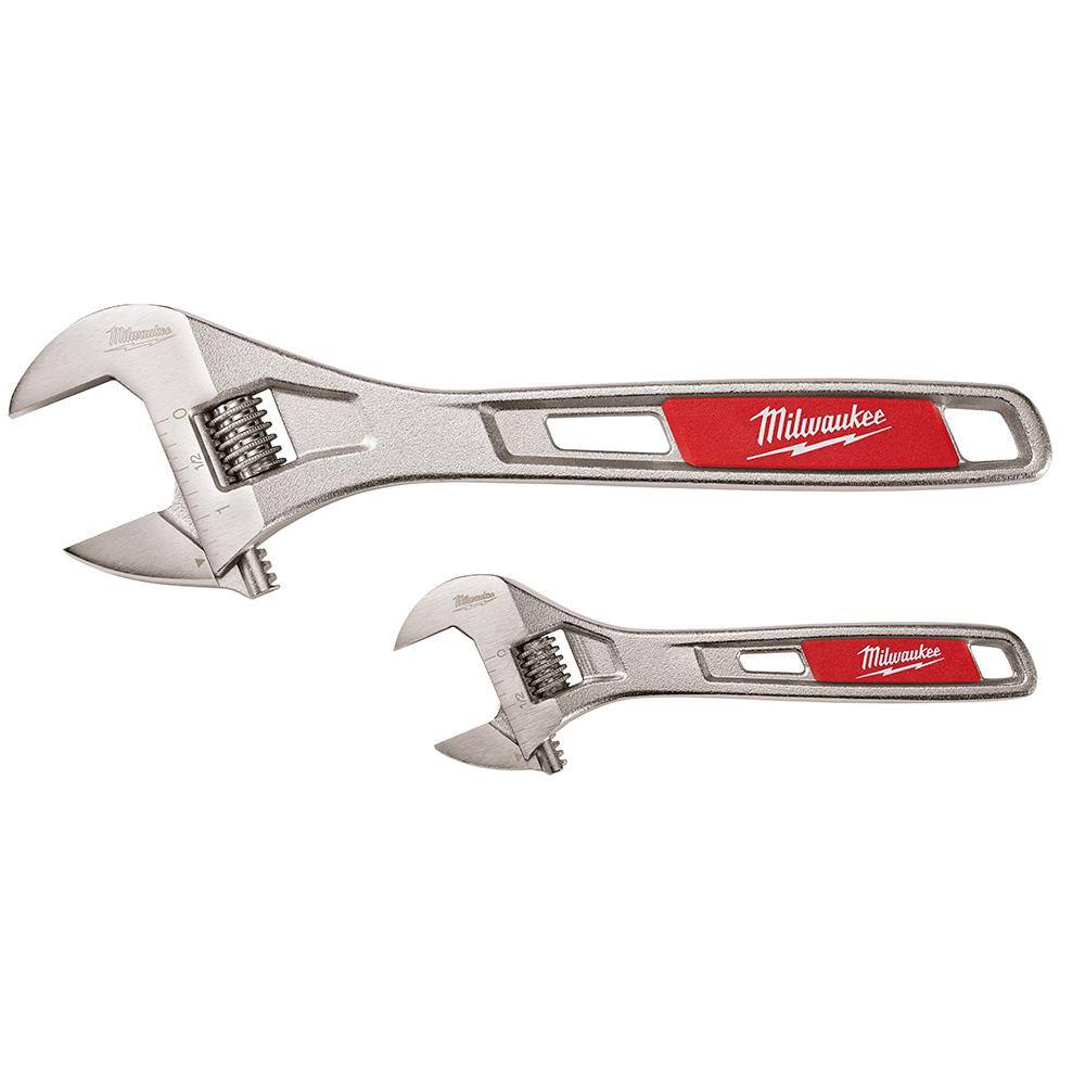 MW 6 in. and 10 in. Adjustable Wrench Set 48-22-7400