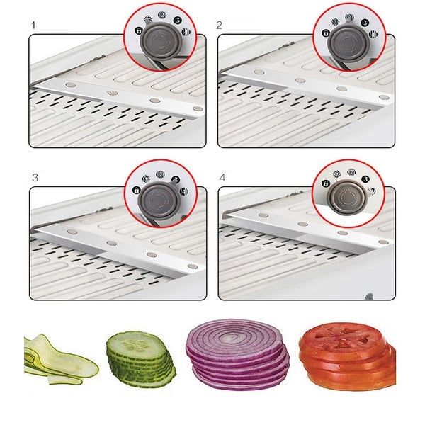 18 IN 1 Multi-function Easy Food Chopper Vegetable Cutter Food-S-licer，Vegetable S-licer， O-nion Mincer Chopper