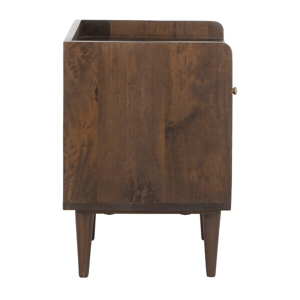 SAFAVIEH Zinnia 1-Drawer 1-Shelf Accent Table Nightstand - - 19484516