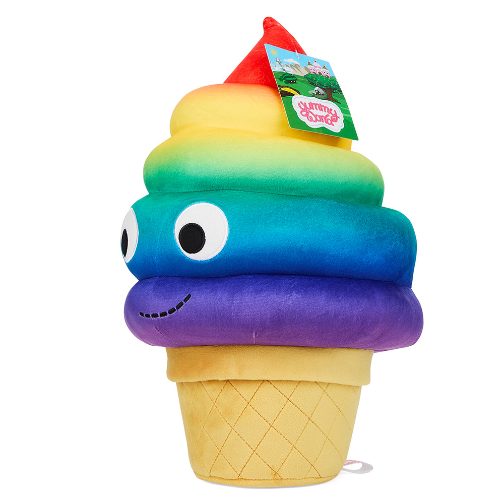 Yummy World Rainbow Soft Serve Sally Ice Cream Cone Plush